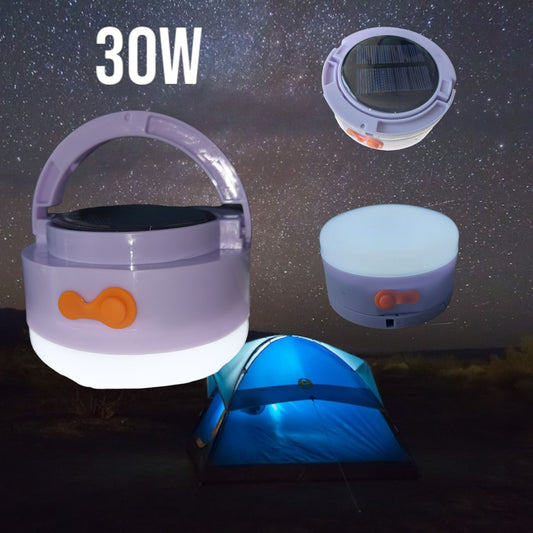 LED SOLAR COLGANTE PARA CAMPING 30W 262